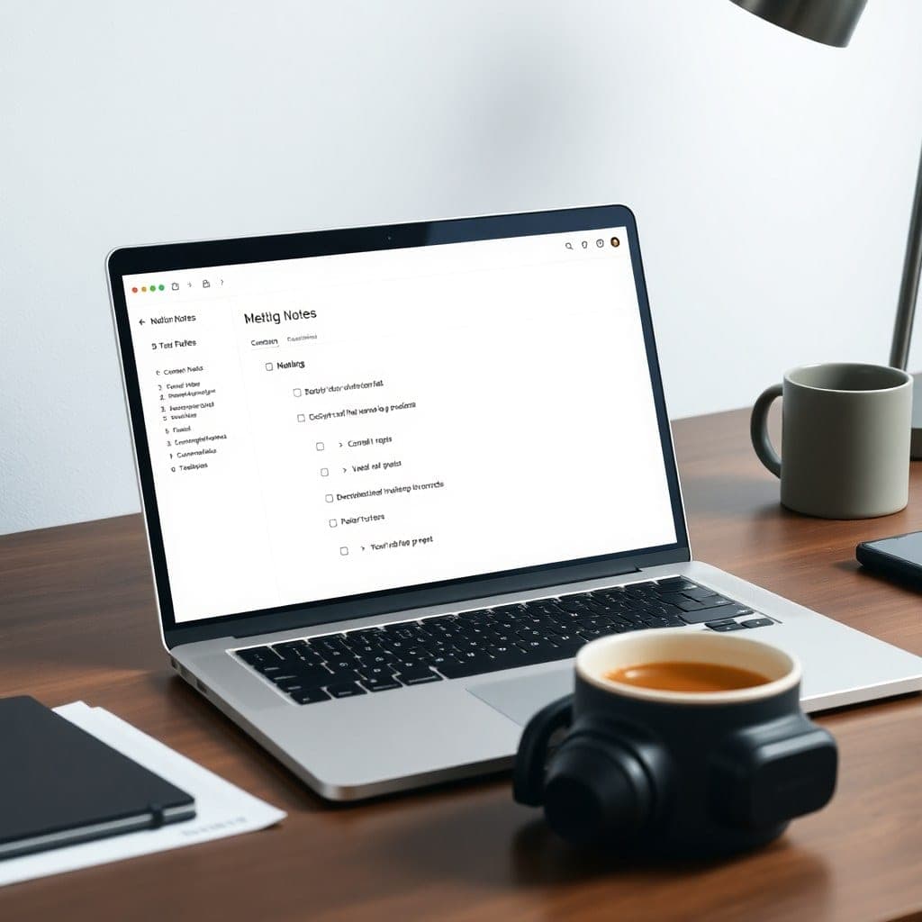 Meeting Notes & Agenda Template