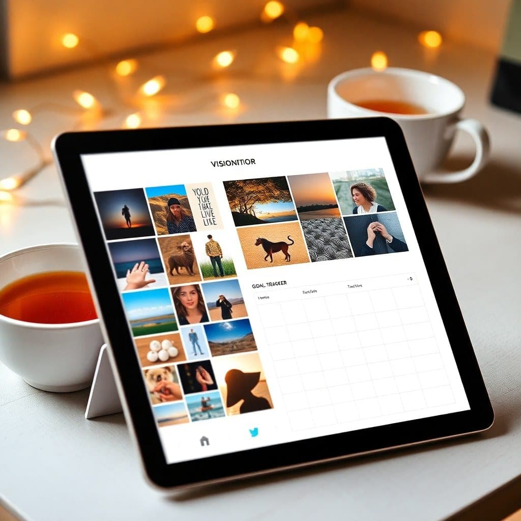 Goal Setting & Vision Board Template